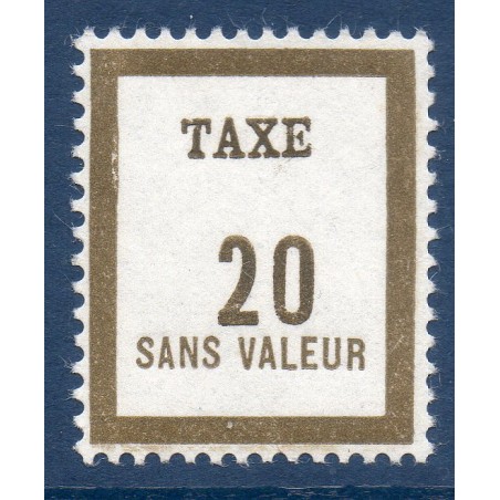 Timbre Fictif Taxe Yvert No FT7 neuf ** France