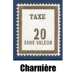 Timbre Fictif Taxe Yvert No FT7 neuf * avec trace de charnière France