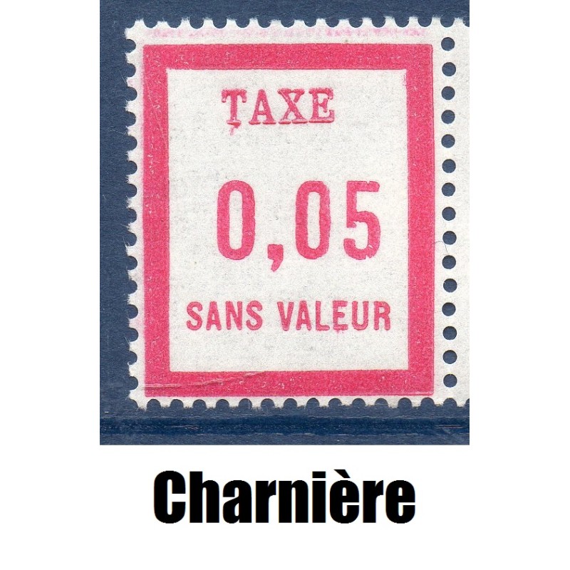 Timbre Fictif Taxe Yvert No FT10 neuf * avec trace de charnière France