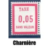 Timbre Fictif Taxe Yvert No FT10 neuf * avec trace de charnière France