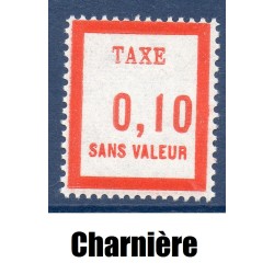 Timbre Fictif Taxe Yvert No FT11 neuf * avec trace de charnière France