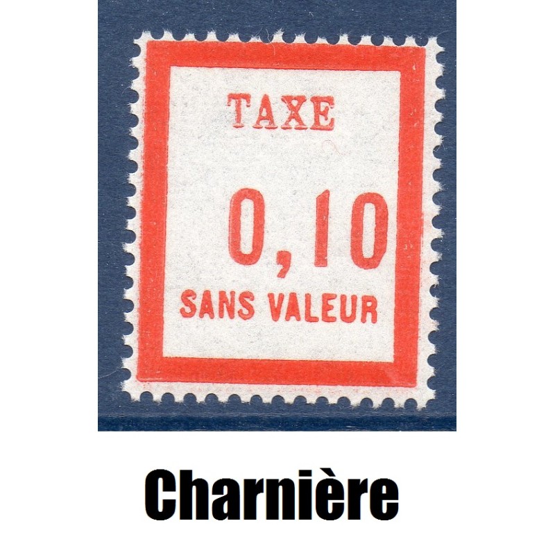 Timbre Fictif Taxe Yvert No FT11 neuf * avec trace de charnière France