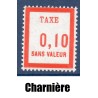 Timbre Fictif Taxe Yvert No FT11 neuf * avec trace de charnière France