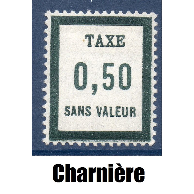 Timbre Fictif Taxe Yvert No FT13 neuf * avec trace de charnière France