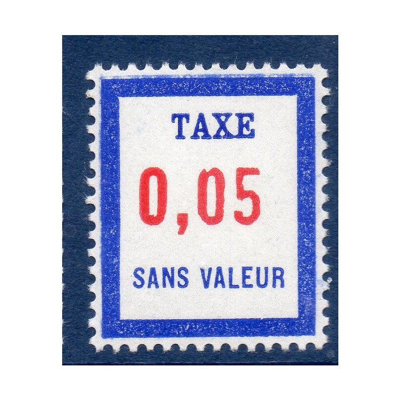 Timbre Fictif Taxe Yvert No FT17 neuf ** France