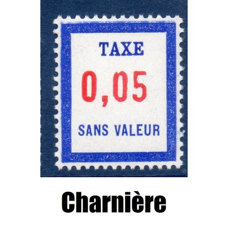 Timbre Fictif Taxe Yvert No FT17 neuf * avec trace de charnière France