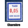 Timbre Fictif Taxe Yvert No FT17 neuf * avec trace de charnière France