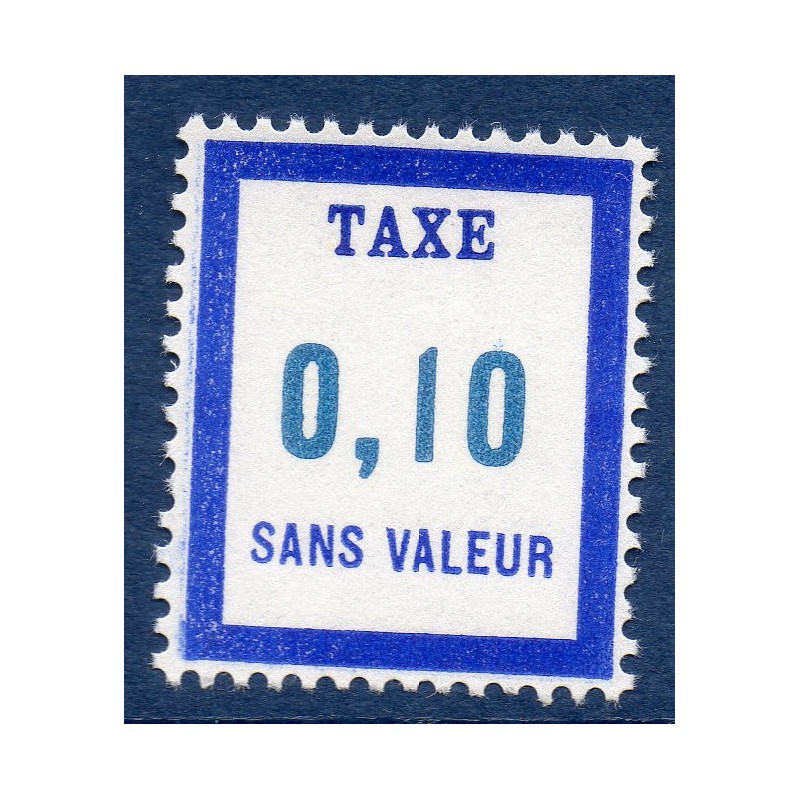 Timbre Fictif Taxe Yvert No FT18 neuf ** France