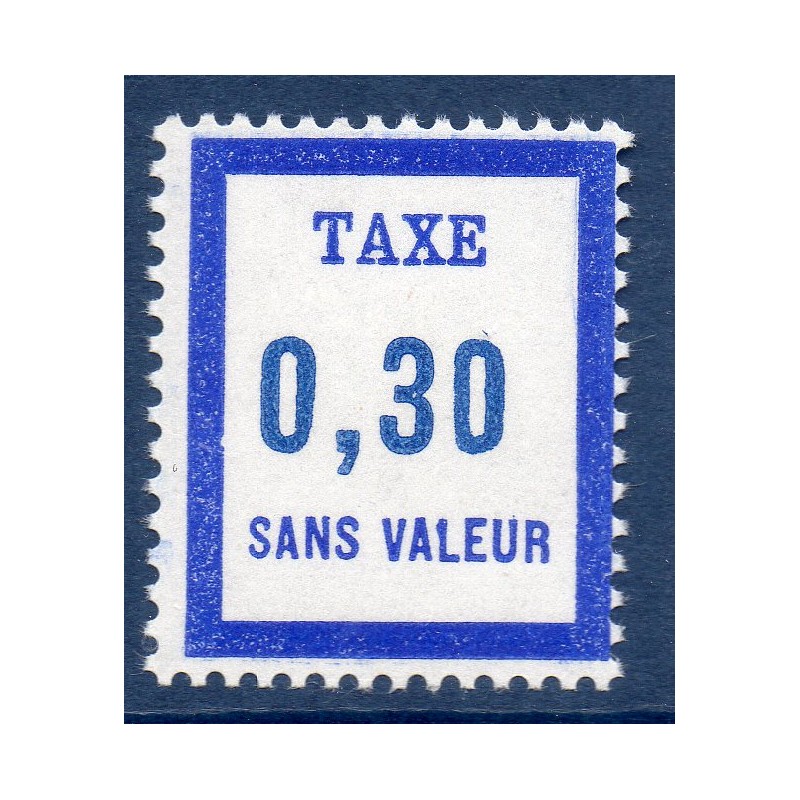 Timbre Fictif Taxe Yvert No FT19 neuf ** France