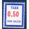 Timbre Fictif Taxe Yvert No FT20 neuf ** France