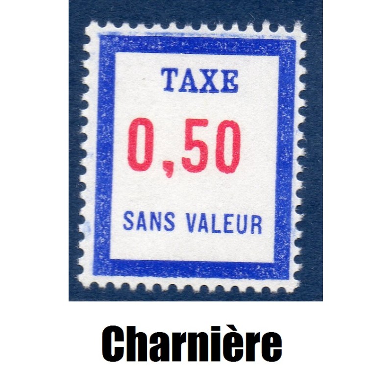 Timbre Fictif Taxe Yvert No FT20 neuf * avec trace de charnière France