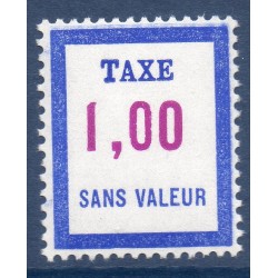 Timbre Fictif Taxe Yvert No FT21 neuf ** France