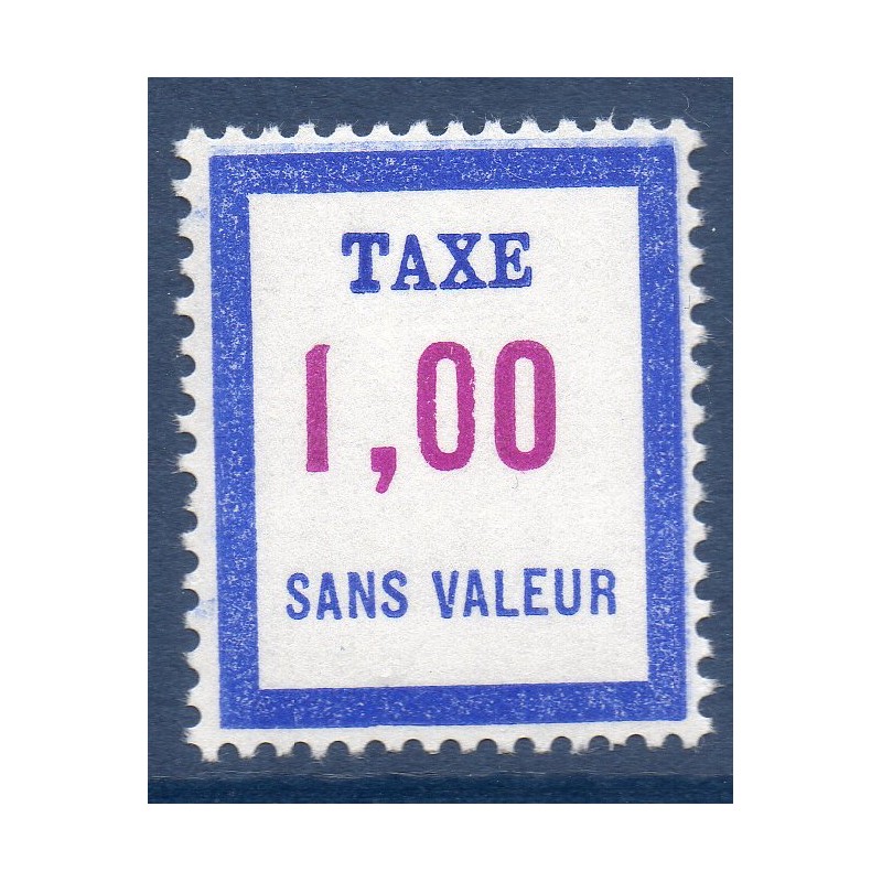 Timbre Fictif Taxe Yvert No FT21 neuf ** France