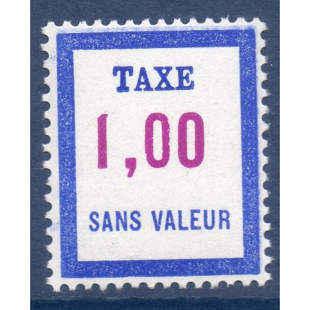 Timbre Fictif Taxe Yvert No FT21 neuf ** France