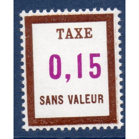 Timbre Fictif Taxe Yvert No FT22 neuf ** France