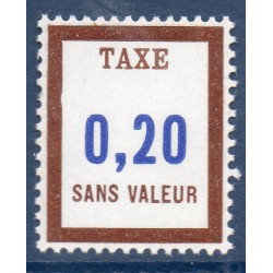 Timbre Fictif Taxe Yvert No FT23 neuf ** France