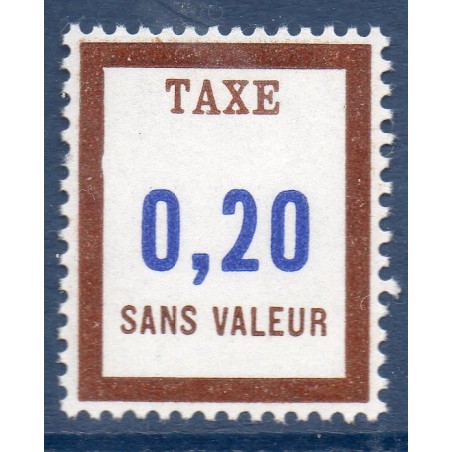 Timbre Fictif Taxe Yvert No FT23 neuf ** France