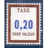 Timbre Fictif Taxe Yvert No FT23 neuf ** France