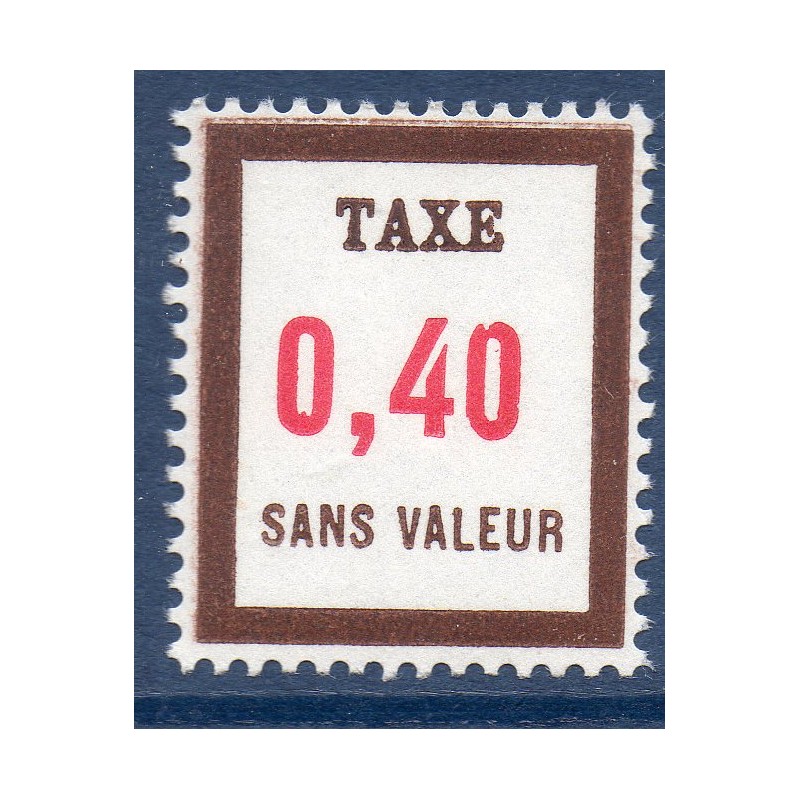 Timbre Fictif Taxe Yvert No FT24 neuf ** France