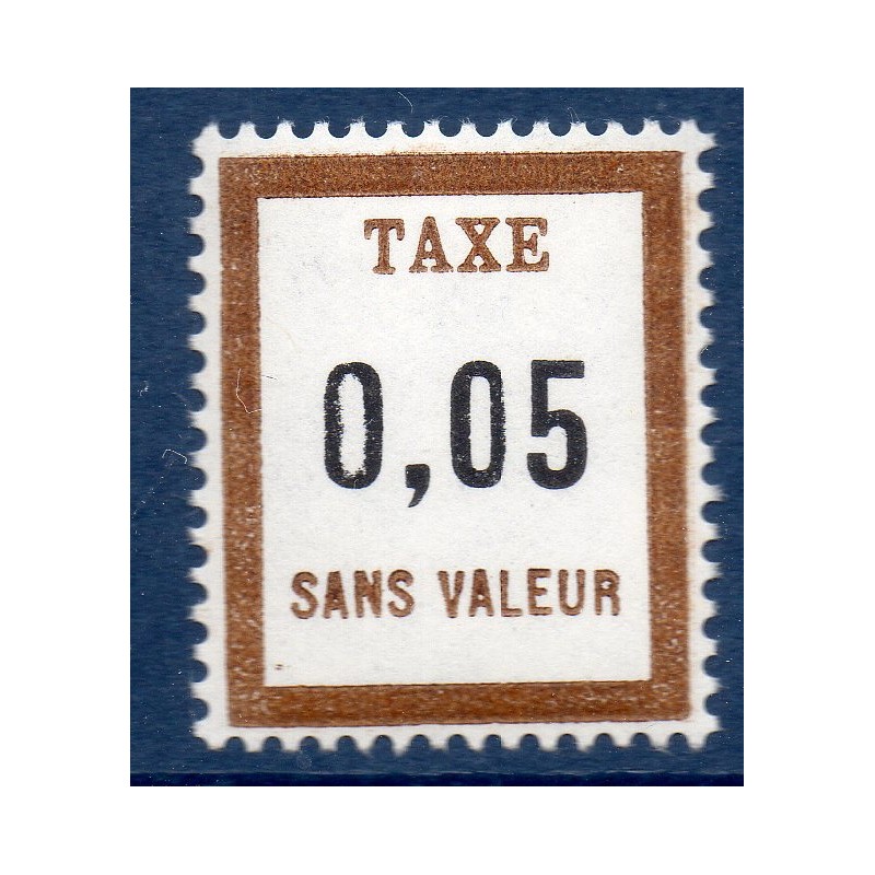 Timbre Fictif Taxe Yvert No FT25 neuf ** France