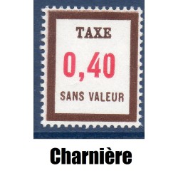 Timbre Fictif Taxe Yvert No FT24 neuf * avec trace de charnière France