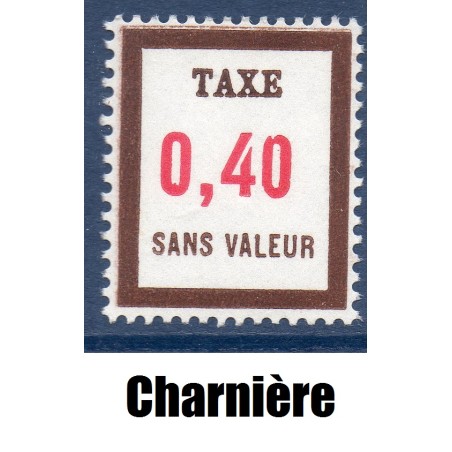 Timbre Fictif Taxe Yvert No FT24 neuf * avec trace de charnière France