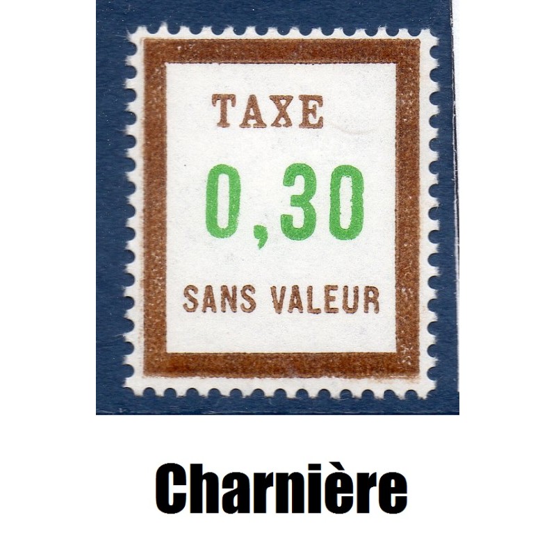 Timbre Fictif Taxe Yvert No FT26 neuf * avec trace de charnière France