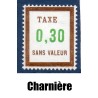 Timbre Fictif Taxe Yvert No FT26 neuf * avec trace de charnière France