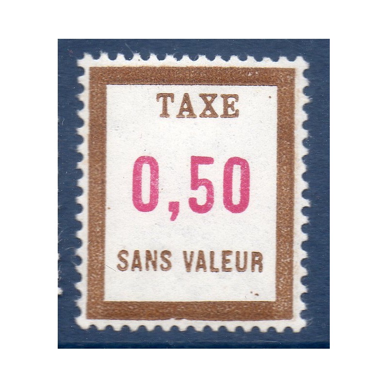 Timbre Fictif Taxe Yvert No FT27 neuf ** France