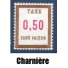 Timbre Fictif Taxe Yvert No FT27 neuf * avec trace de charnière France