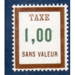 Timbre Fictif Taxe Yvert No FT28 neuf ** France