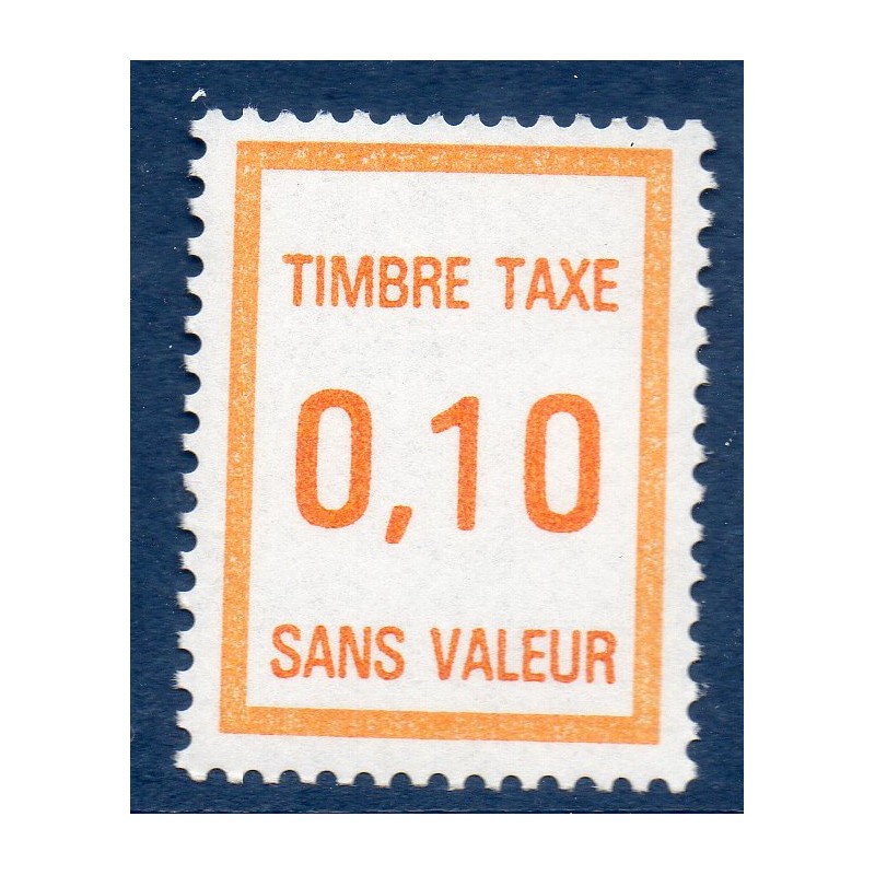 Timbre Fictif Taxe Yvert No FT30 neuf ** France