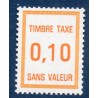 Timbre Fictif Taxe Yvert No FT30 neuf ** France