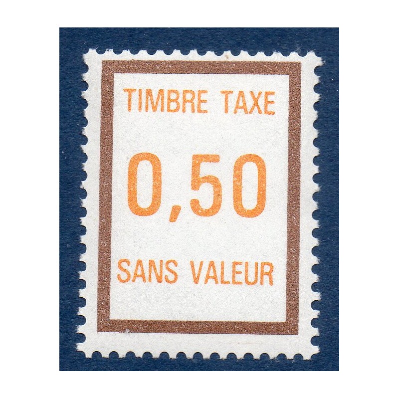 Timbre Fictif Taxe Yvert No FT33 neuf ** France