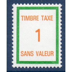 Timbre Fictif Taxe Yvert No FT34 neuf ** France