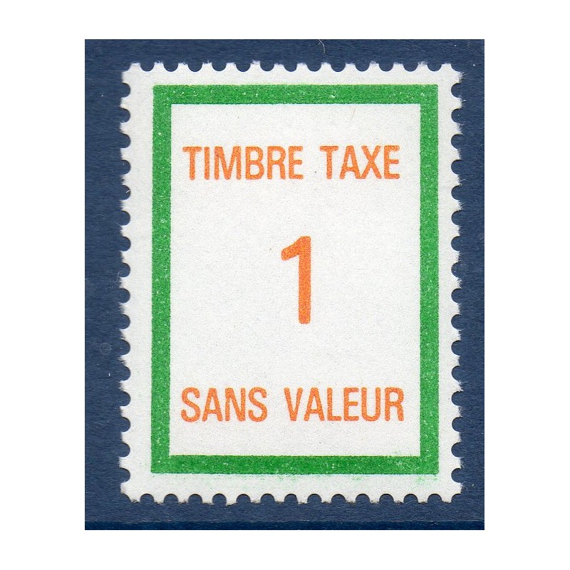 Timbre Fictif Taxe Yvert No FT34 neuf ** France