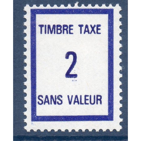 Timbre Fictif Taxe Yvert No FT37 neuf ** France