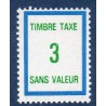 Timbre Fictif Taxe Yvert No FT38 neuf ** France