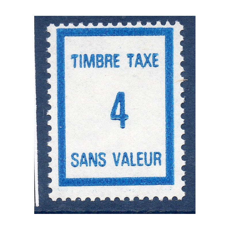 Timbre Fictif Taxe Yvert No FT39 neuf ** France