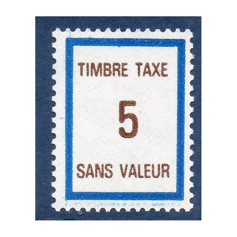 Timbre Fictif Taxe Yvert No FT40 neuf ** France