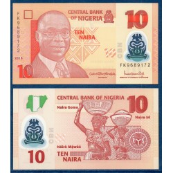 Nigeria Pick N°39i, Billet de Banque de 10 Naira 2018