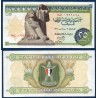 Egypte P.42b, TTB, Billet de 25 Piastres 1967-1975 Armoiries