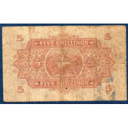 Afrique Est Britannique Pick N°26Aa, Billet de banque de 5 Shillings 1939