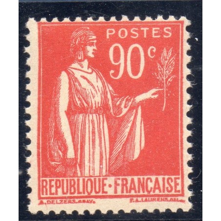 Timbre France Yvert No 285 Type paix Rouge carminé neuf **