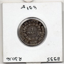 Italie Lucca 1 Franco 1807 Sup-, KM 23 pièce de monnaie