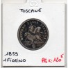 Italie Toscane 1 Fiorino 1859 TTB, KM C79 pièce de monnaie