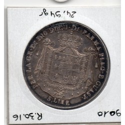 Italie Parme et Plaisance 5 Lire 1832 Sup-, KM C30 pièce de monnaie