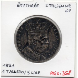 Ethiopie 1 Birr 1889 (1897) TTB-, KM 5 pièce de monnaie