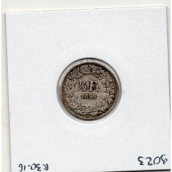 Suisse 1/2 franc 1899 TB+, KM 23 pièce de monnaie