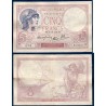 5 Francs Violet TB 26.10.1939 Billet de la banque de France